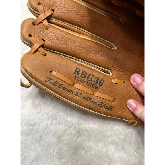 Rawlings RBG36 Baseball Glove 12.5" Full Grain Leather Shell Ken Griffey - Picture 3 of 7